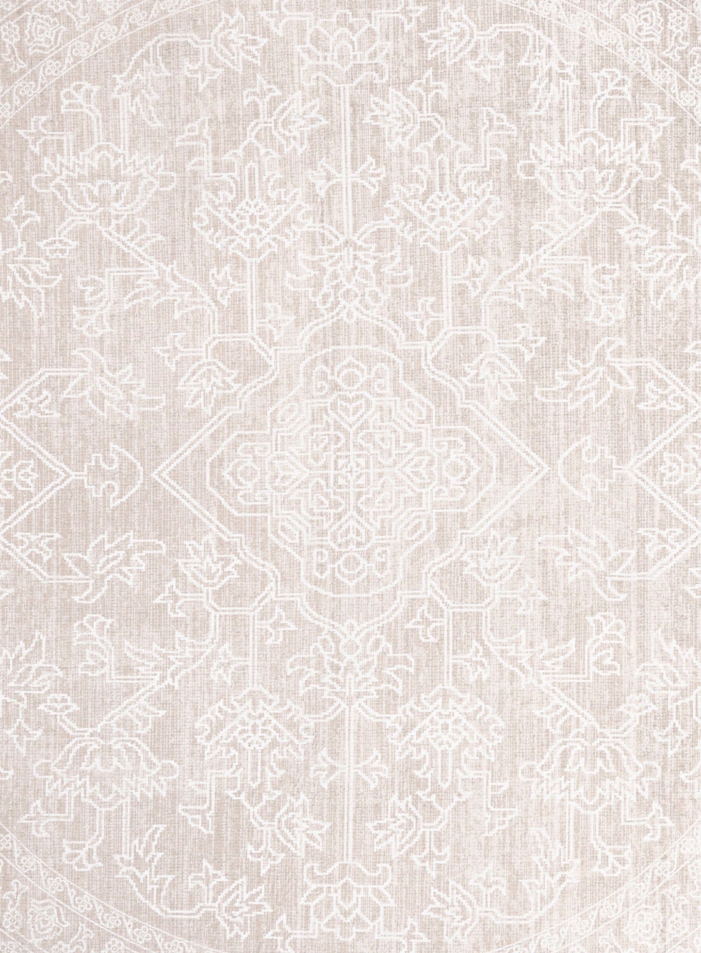Neci Neutral Cream Plush Rollie Pollie Round Playmat