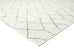 Neda Grey and Ivory Diamond Pattern Runner Rug