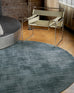 Nico Turquoise Handwoven PET Round Rug