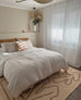 Nihal Beige Hand Drawn Washable Rug