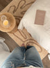 Nihal Beige Hand Drawn Washable Rug