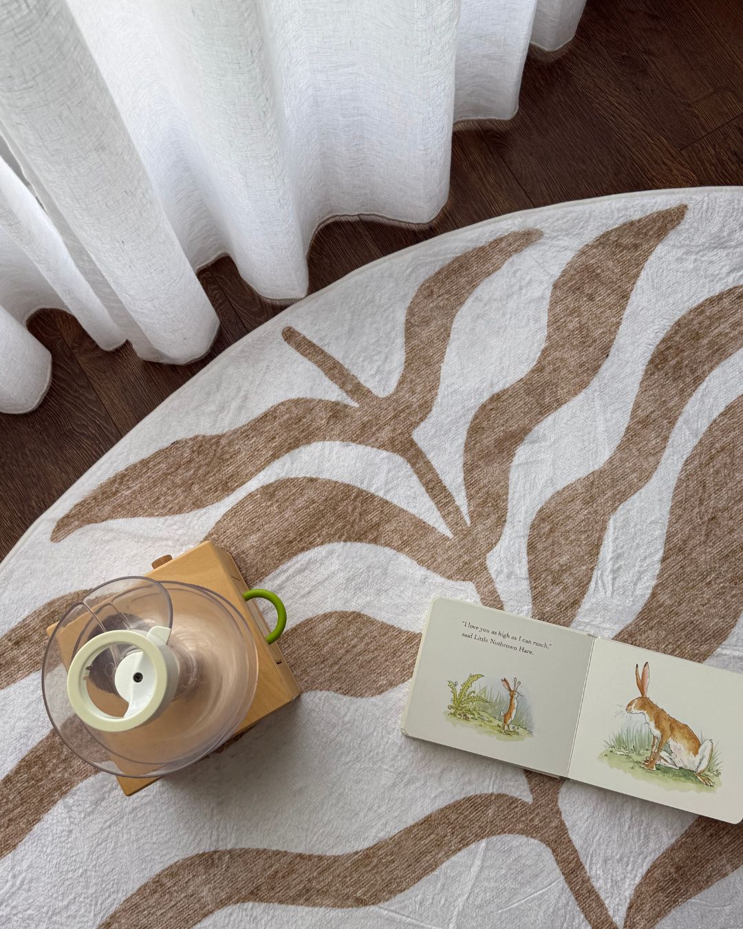 Nix Sand Botanical Rollie Pollie Round Playmat
