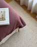 Noemie Cream and Beige Chunky Wool Rug