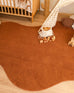 Oluchi Terracotta Brown Irregular Washable Rug