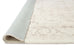 Patina Cream and Beige Distressed Washable Rug