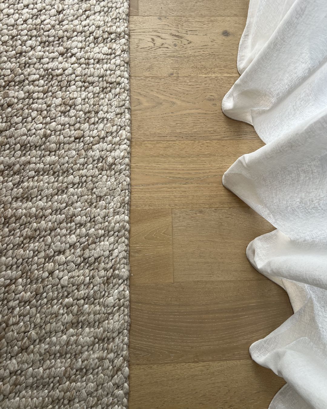Patrice Natural Taupe Pebble Loop Rug