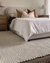 Pella Cream and Grey Textured Flatweave Rug