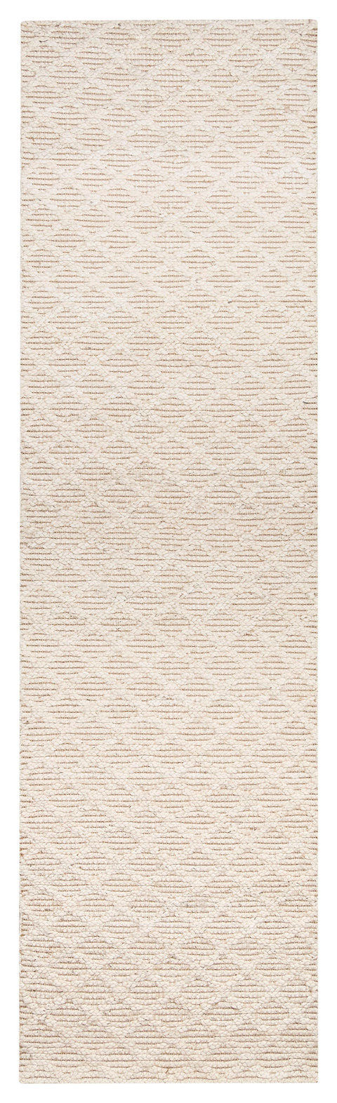 Piper Diamond Bleached Jute Runner Rug