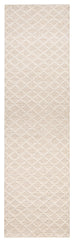 Piper Diamond Bleached Jute Runner Rug