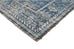 Ranya Blue and Grey Floral Distressed Rug *NO RETURNS UNLESS FAULTY