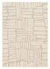 Raquel Grey Abstract Pattern Washable Rug