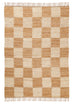Riley Natural and Bleached Checkered Jute Rug *NO RETURNS UNLESS FAULTY