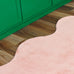 Robyn Peach Pink Scallop Washable Rug