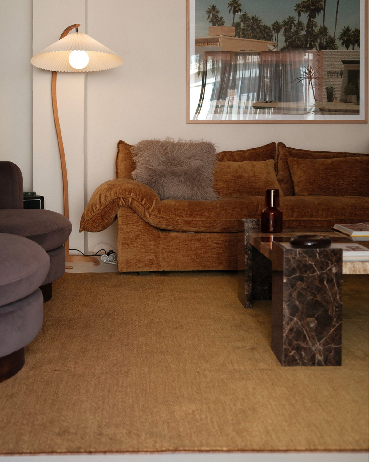 Rocha Tonal Tobacco Brown Rug