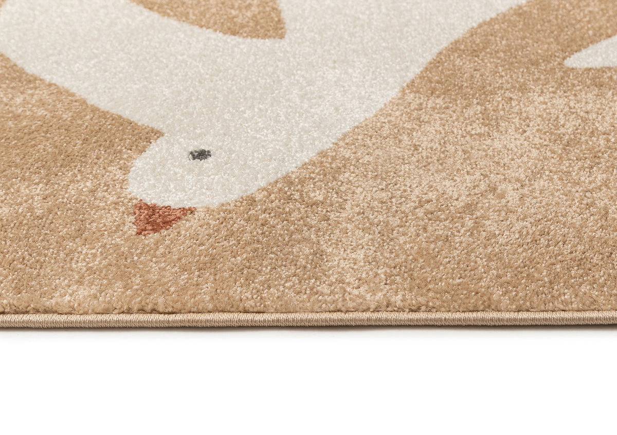Romina Taupe Bird Rug
