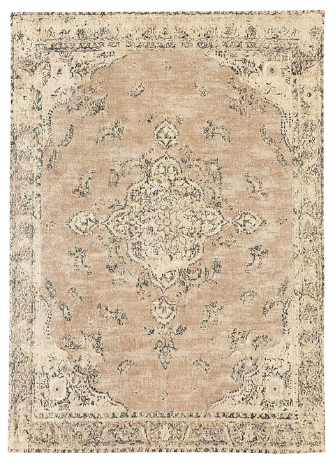 Sadie Coral Peach Turkish Style Distressed Rug