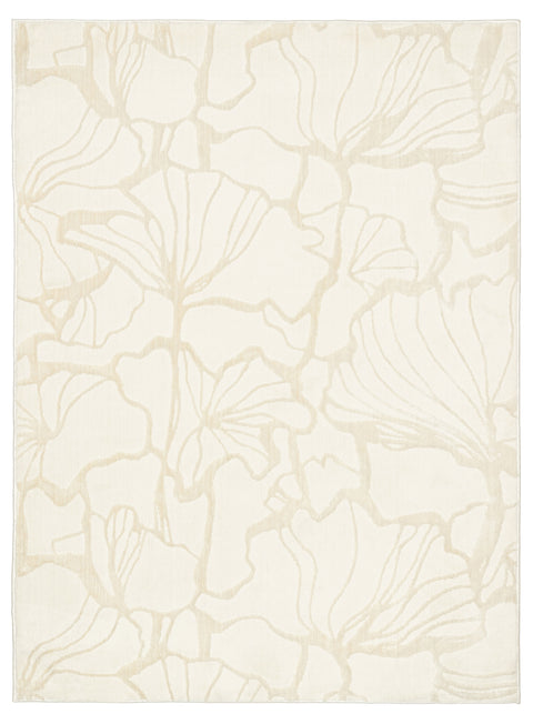 Safiya Neutral Abstract Washable Rug