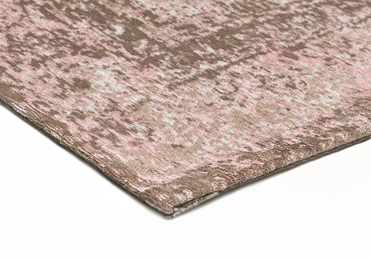 Sahara Turkish Style Pink Distressed Medallion Rug