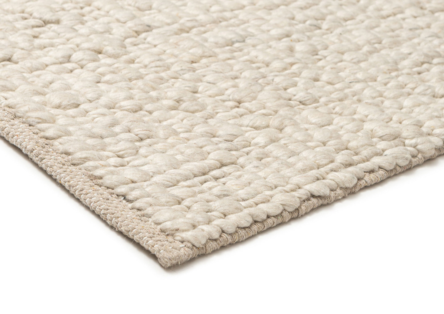 Salina Natural Ivory Pebble Loop Rug