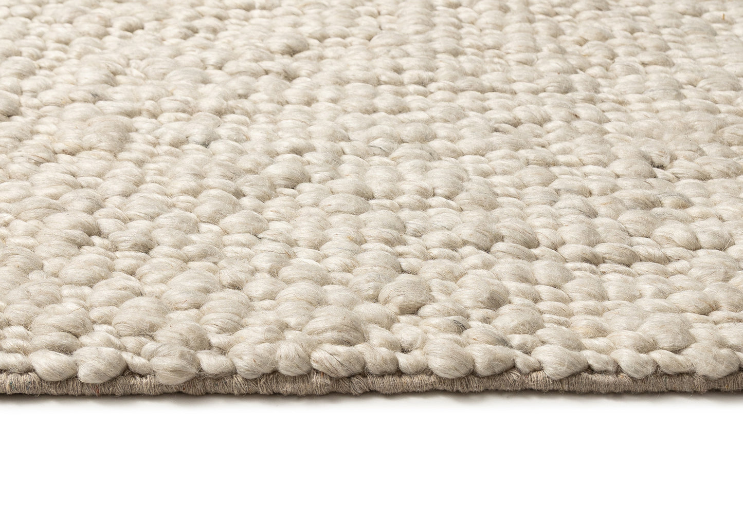 Salina Natural Ivory Pebble Loop Rug