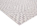 Sarita Ivory and Grey Geometric Textured Rug *NO RETURNS UNLESS FAULTY