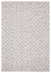 Sarita Ivory and Grey Geometric Textured Rug *NO RETURNS UNLESS FAULTY