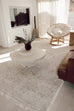 Seda Cream Ivory And Grey Traditional Floral Rug