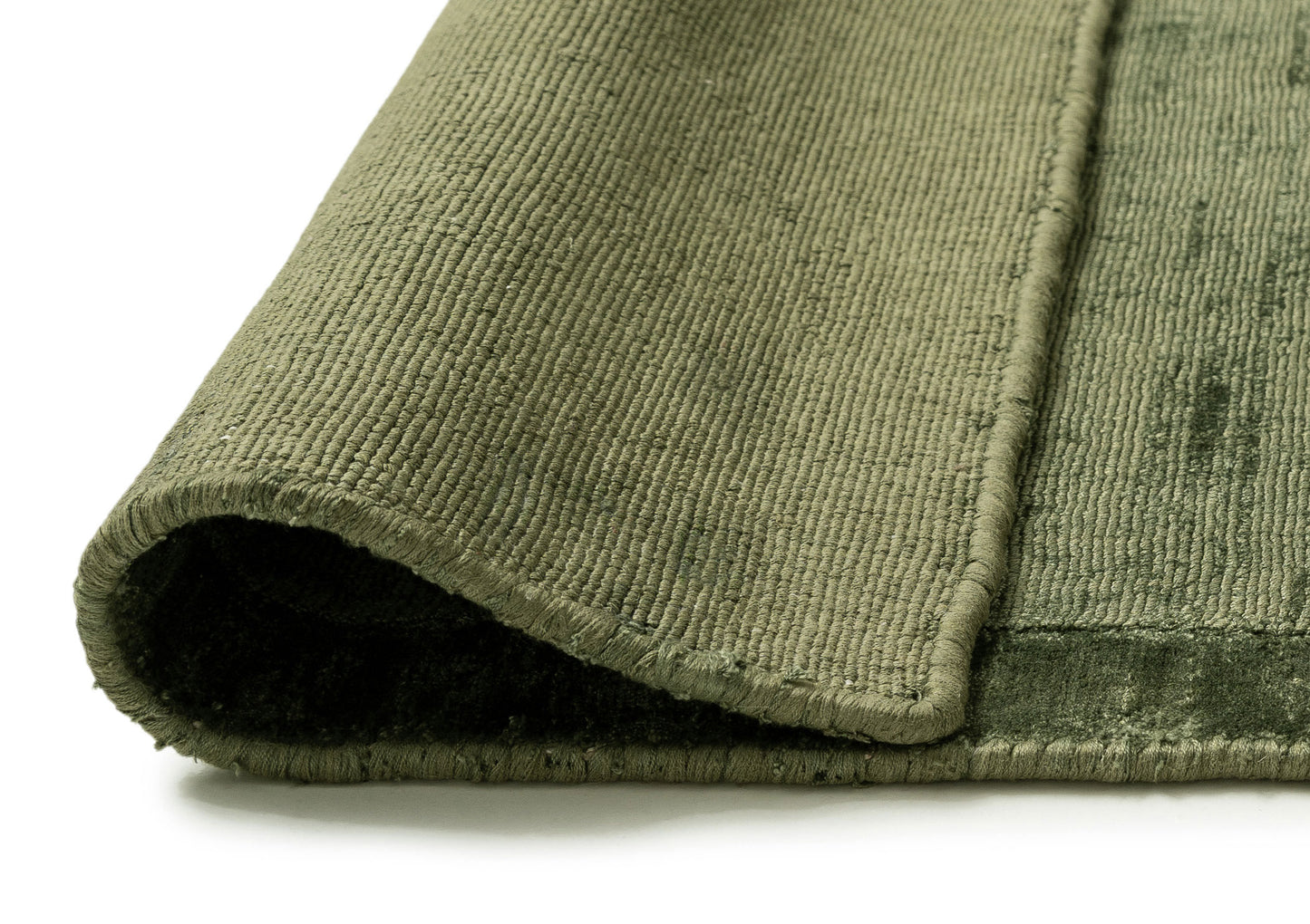 Sefina Green Hourglass Viscose Rug