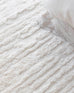Serena Ivory Cream Textured Tassel Rug