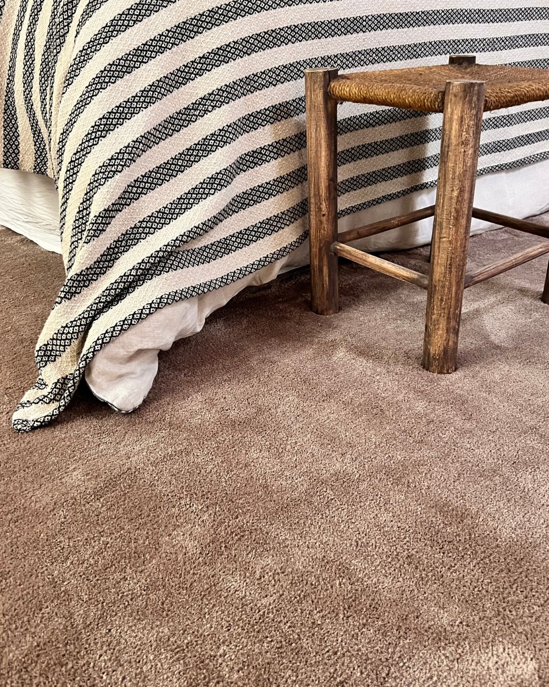 Shevana Taupe Shag Rug