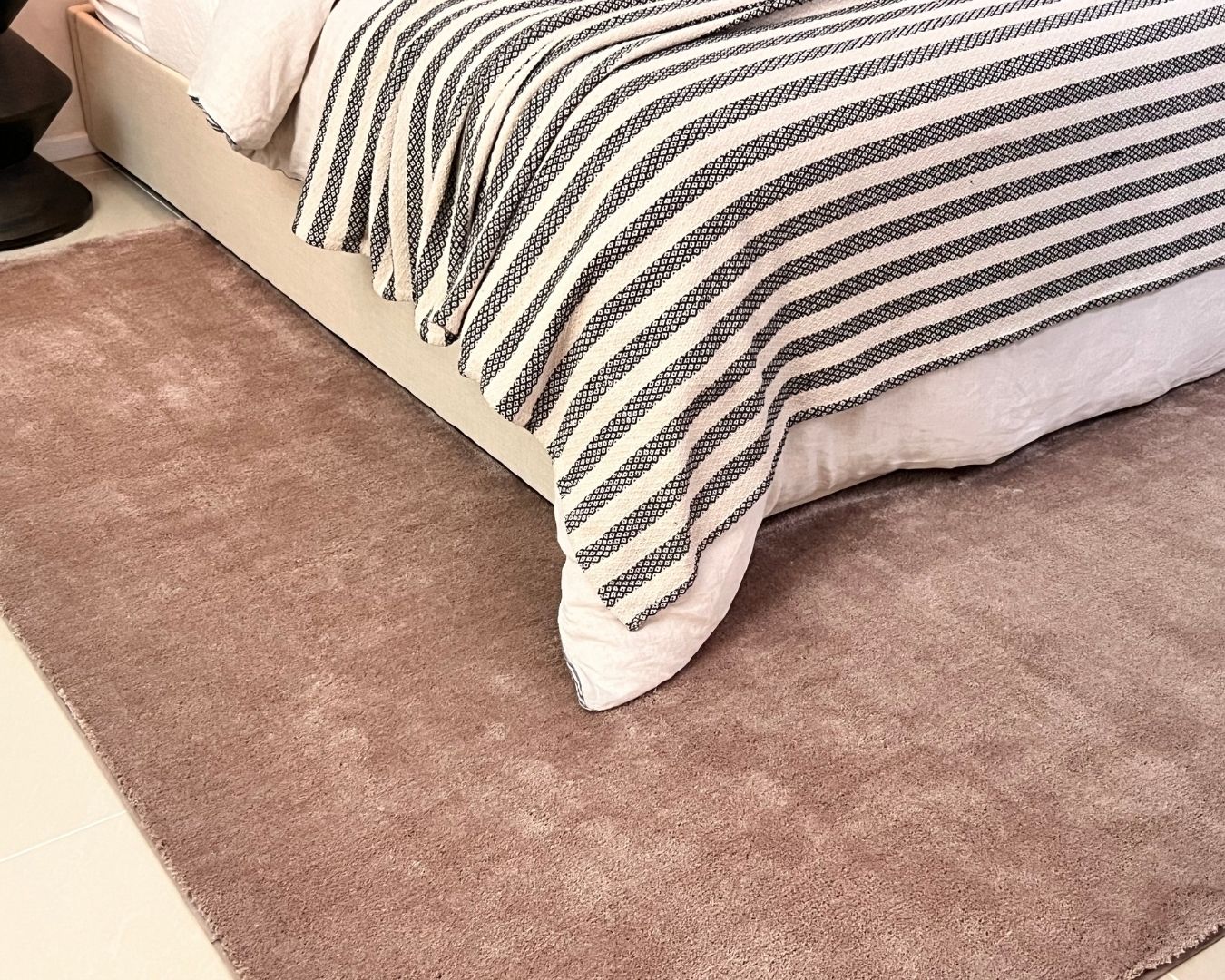 Shevana Taupe Shag Rug