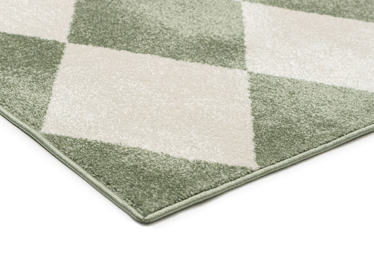 Sidney Green Harlequin Rug