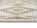 Sitaah Brown and Ivory Tribal Flatweave Indoor Outdoor Rug