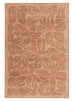 Sitar Rust Floral Washable Rug
