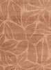 Sitar Rust Floral Washable Rug