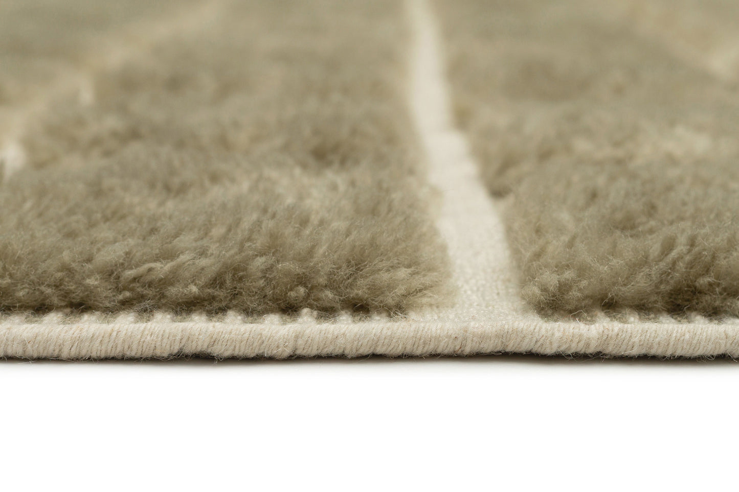 Sondra Green Handloom Grid Wool Rug