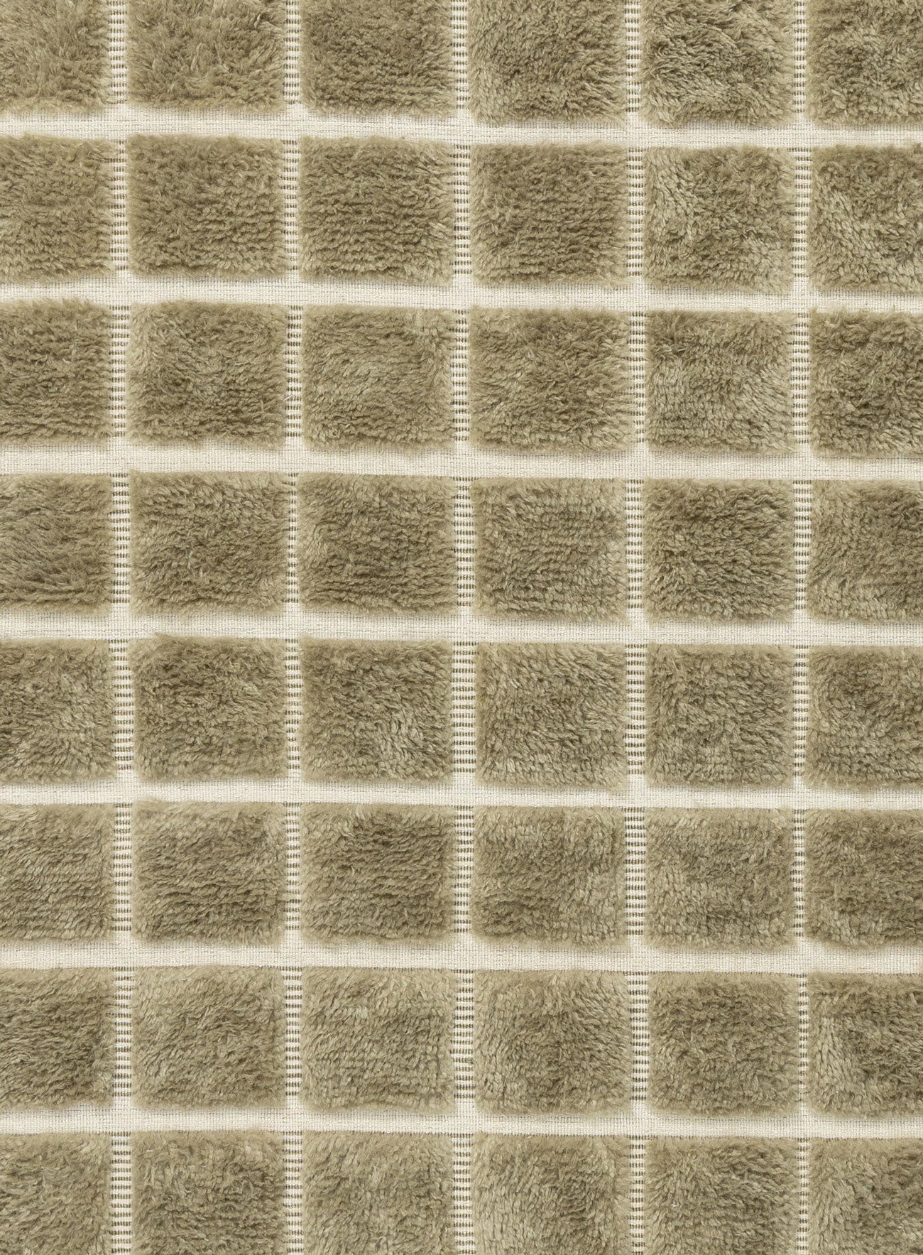 Sondra Green Handloom Grid Wool Rug