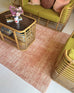 Tammy Pink Coral Minimal Washable Rug