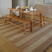 Tamsyn Striped Jute Rug *NO RETURNS UNLESS FAULTY