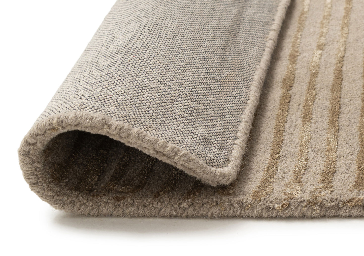 Tarriona Taupe Wool Blend Rug