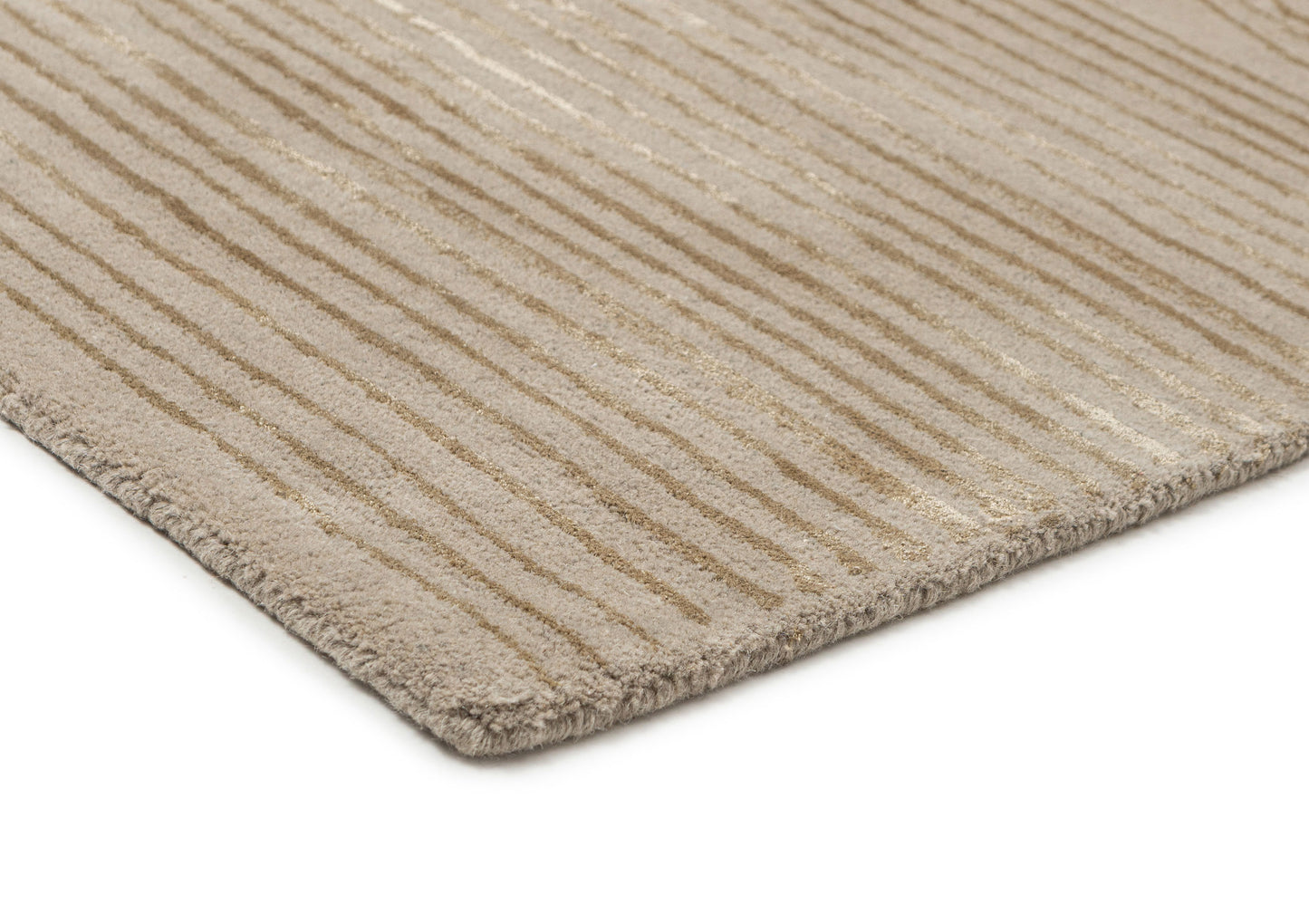Tarriona Taupe Wool Blend Rug