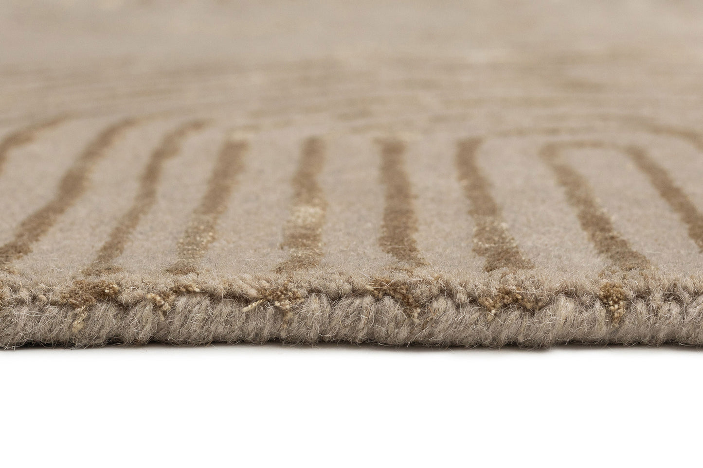 Tarriona Taupe Wool Blend Rug