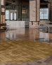 Tatum Caramel Handwoven PET Round Rug