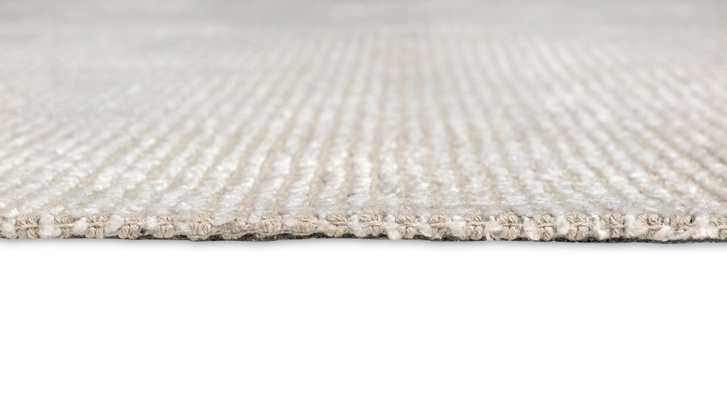 Tilos Natural Stone Hand Loomed Cotton Rug