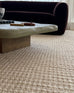Tocarra Cream and Beige Chunky Wool Rug