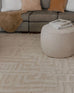 Trissa Beige and Ivory Abstract Tribal Rug*NO RETURNS UNLESS FAULTY