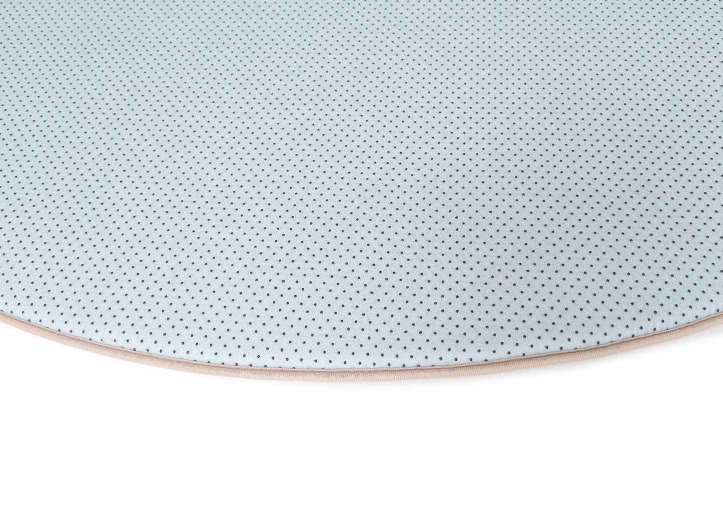 Una Beige Plush Rollie Pollie Round Playmat