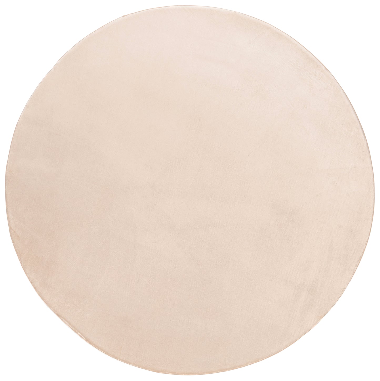Una Beige Plush Rollie Pollie Round Playmat