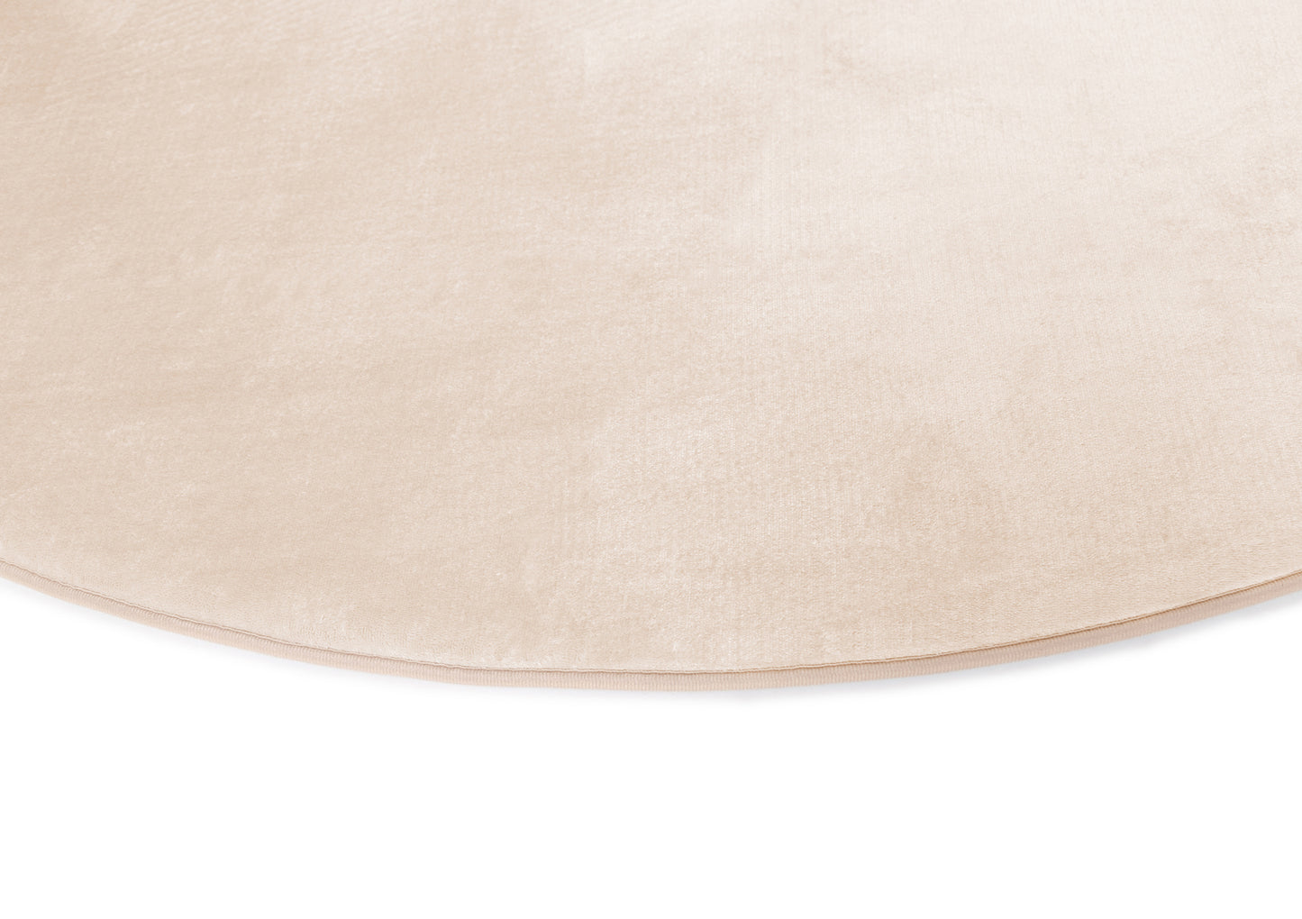 Una Beige Plush Rollie Pollie Round Playmat