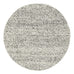 Vaasa Marbled Grey Chunky Wool Round Rug